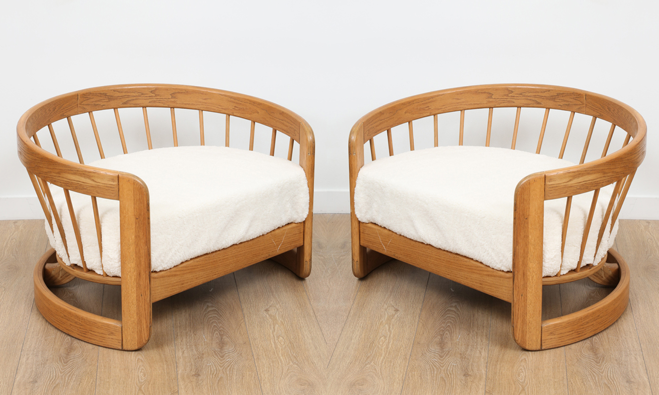 Howard Furniture MidCentury Modern Sofa and Lounge Chairs